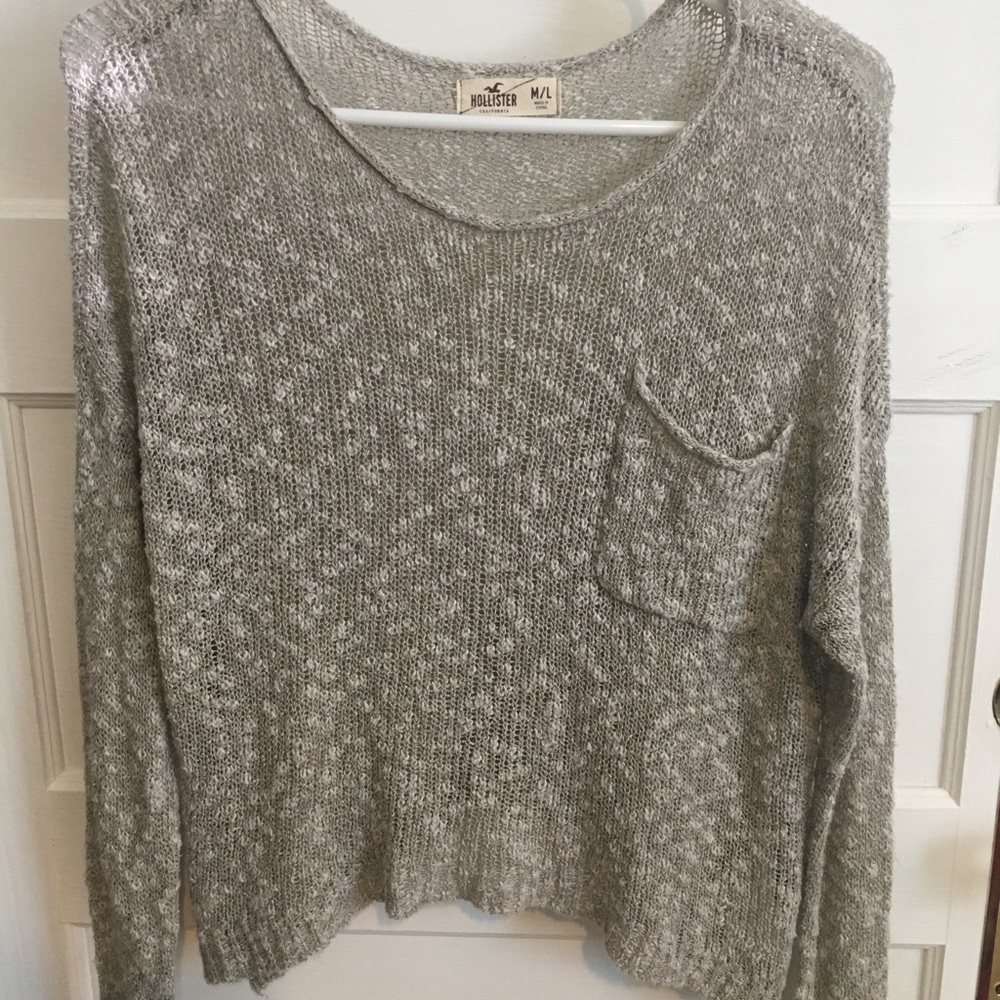3 for $35 | Hollister grey sweater